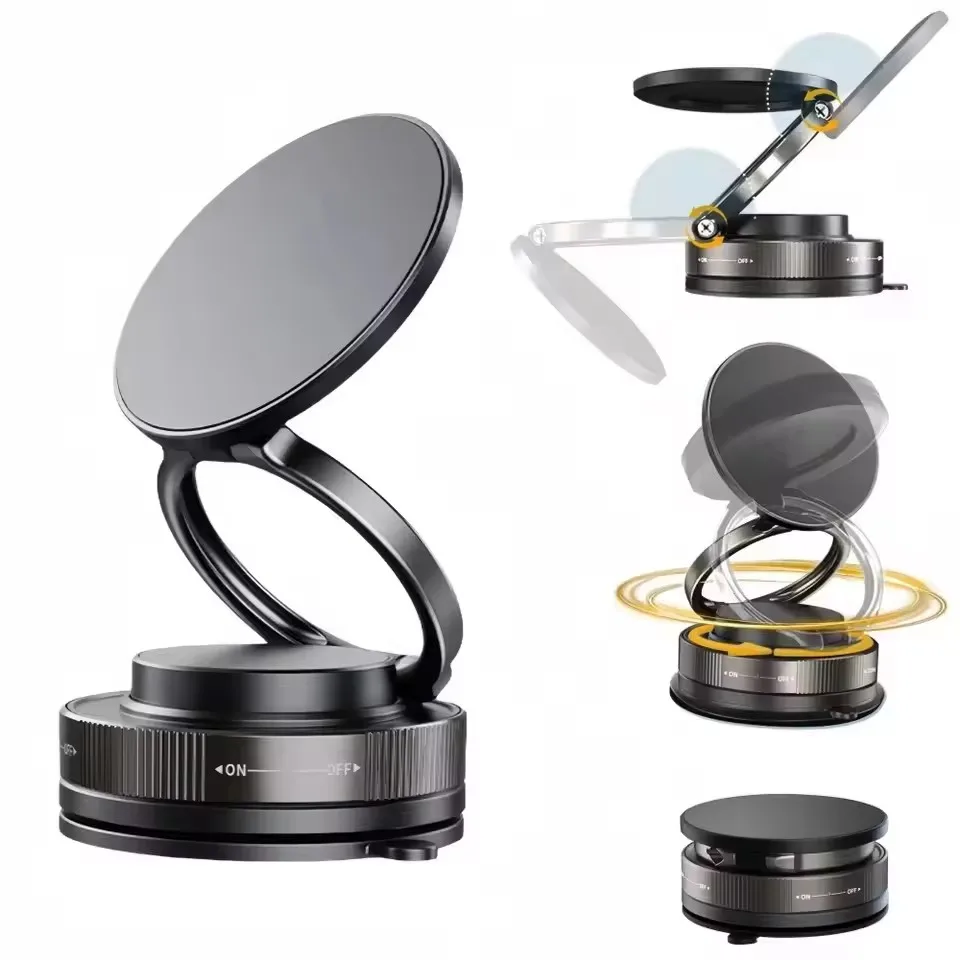 Car Mirror - Yükseltilmiş 360 ° Vakumlu Manyetik Telefon