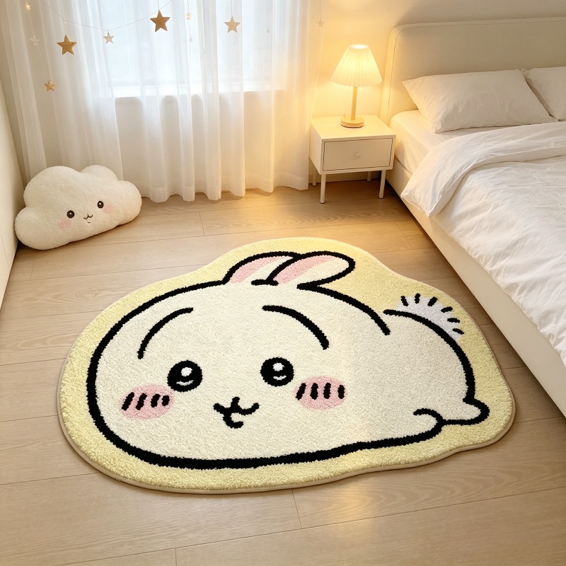 Car Floor Mat - -Chiikawa！！！ Çizgi Film Halısı Anime Hachiware