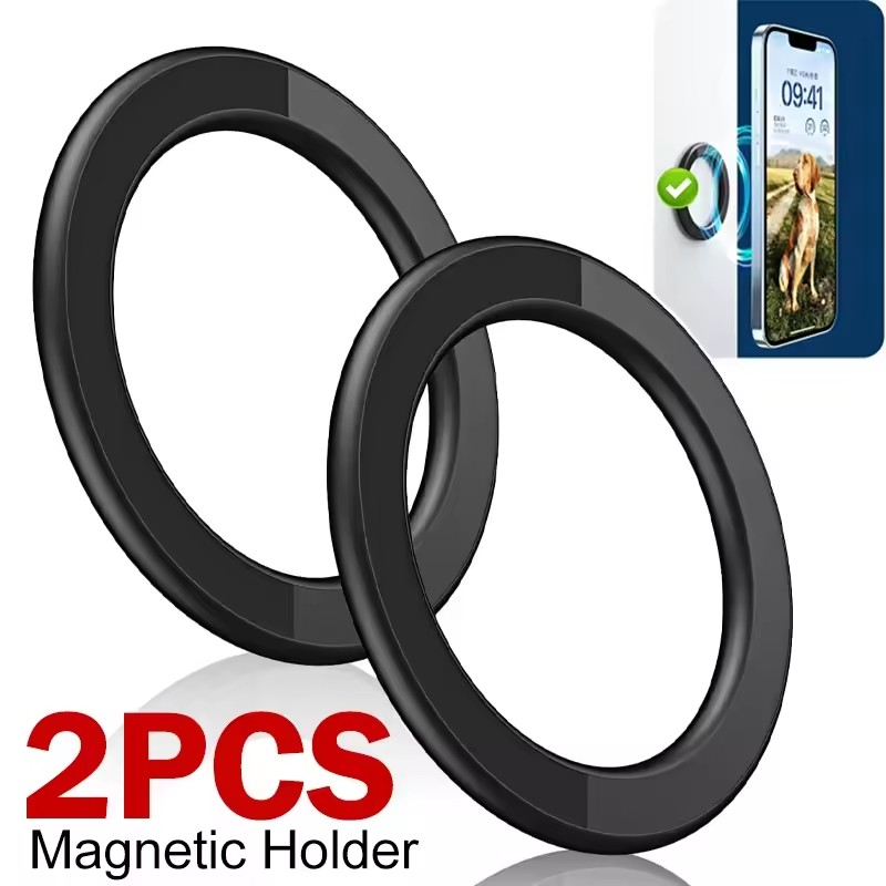 Car Phone Holder - MagSafe Manyetik Halka Tutucu Yapışkanlı Güçlü