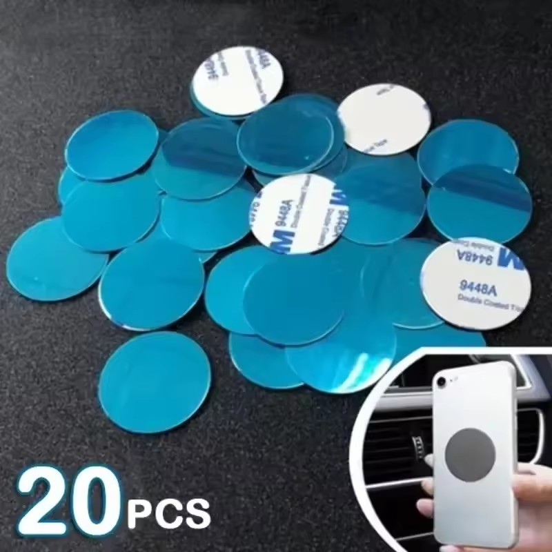 Car Phone Holder - 1/50 Adet Ultra İnce Metal Plaka