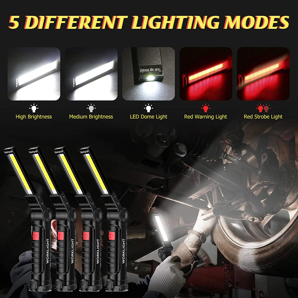 COB LED Çalışma Lambası USB Şa - Car Led Light incelemesi ve fiyatı