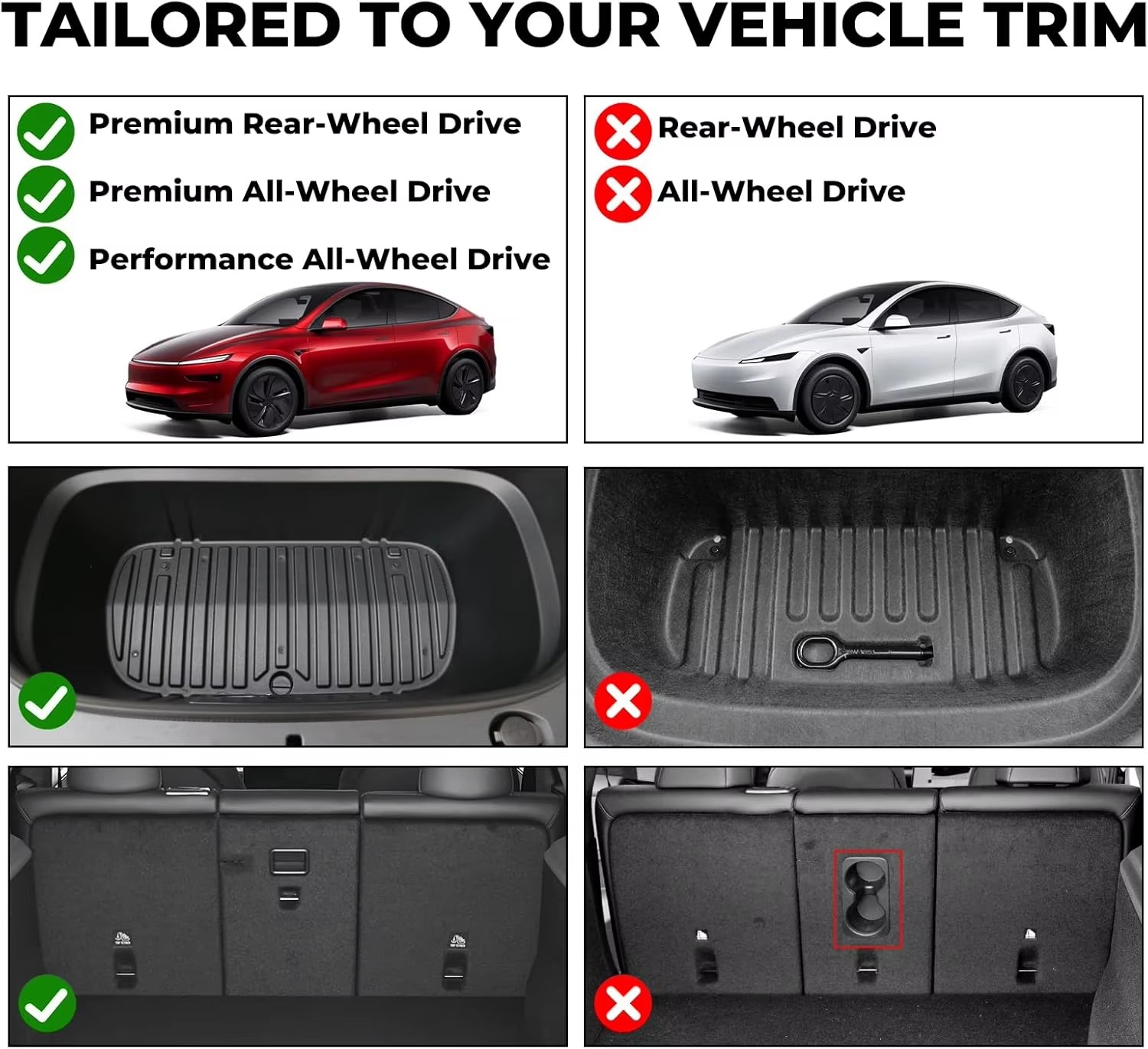 2025-2026 Tesla Model Y Junipe - Car Floor Mat incelemesi ve fiyatı