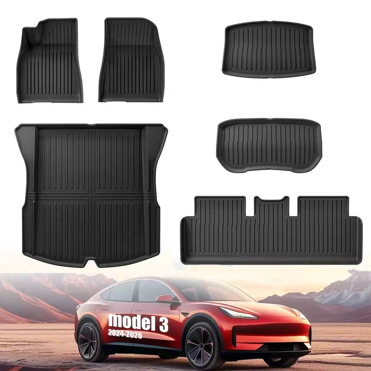 2024-2026 Model 3 Highland TPE - Car Floor Mat incelemesi ve fiyatı