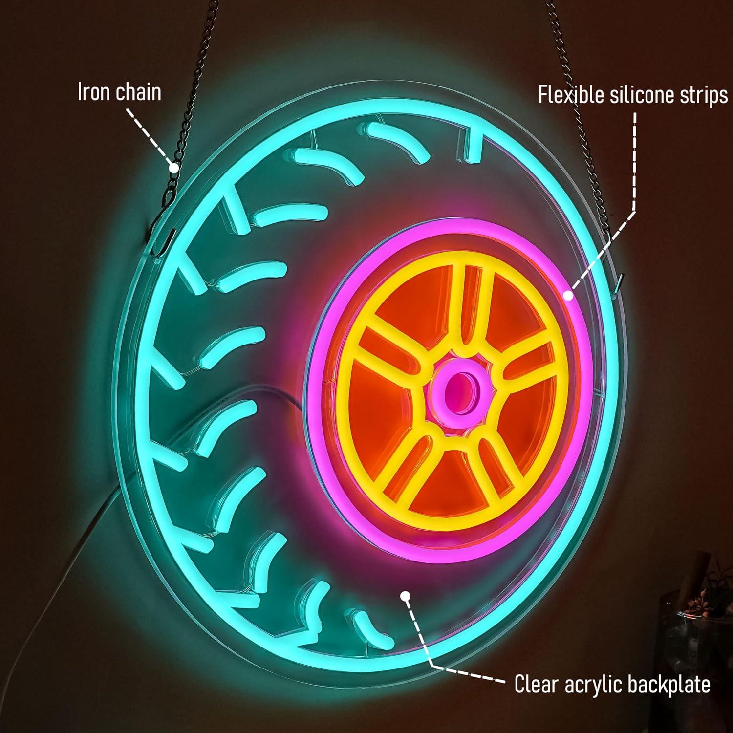 Otomobil Lastiği Neon Tabelası - Car Led Light incelemesi ve fiyatı