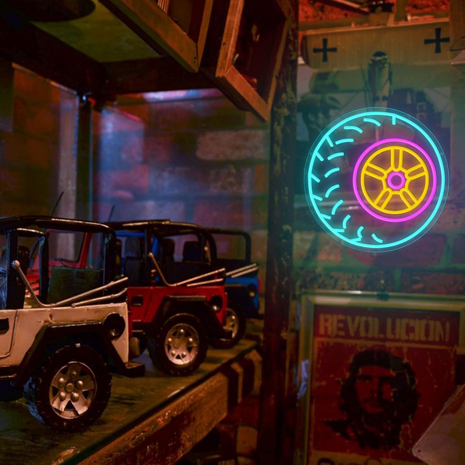 Otomobil Lastiği Neon Tabelası - Car Led Light incelemesi ve fiyatı